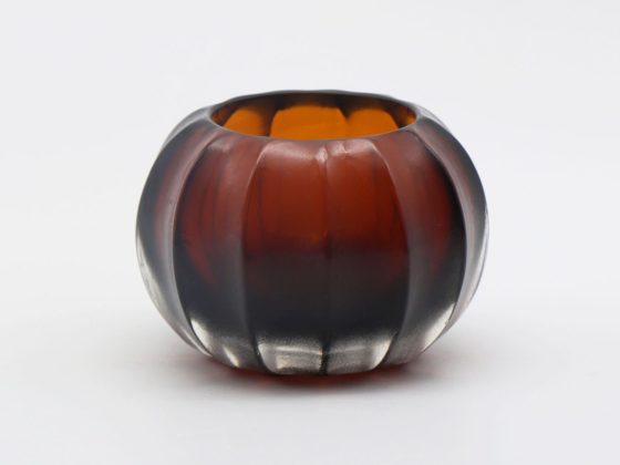 Inside Venice Shop | Micheluzzi Glass - Vases Bocia Amber, Murano Glass