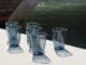 Inside Venice Shop | Micheluzzi Glass - Set of 6 glasses - Mosso Ocean Filo